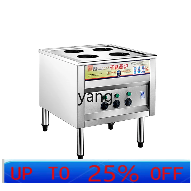 LTT steamer electric heating wooden bucket breakfast steamed buns Xiaolongbao steam stove commercial