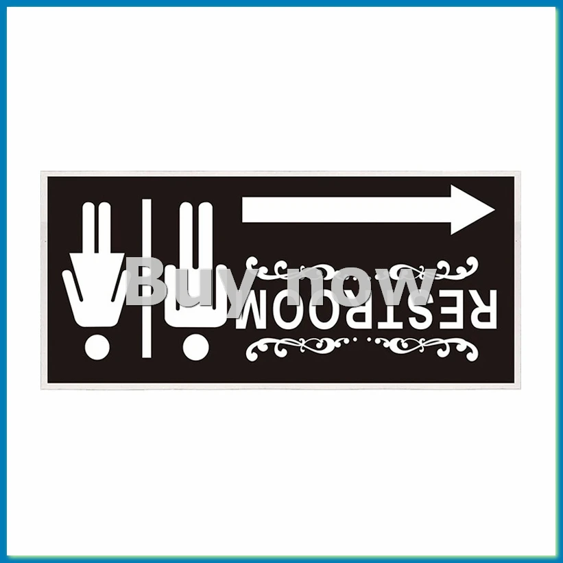 

Restroom Signs for Business Bathroom Signs for Man & Women Unisex, Thick Aluminum, Easy Install, Indoor/Outdoor-ABHG