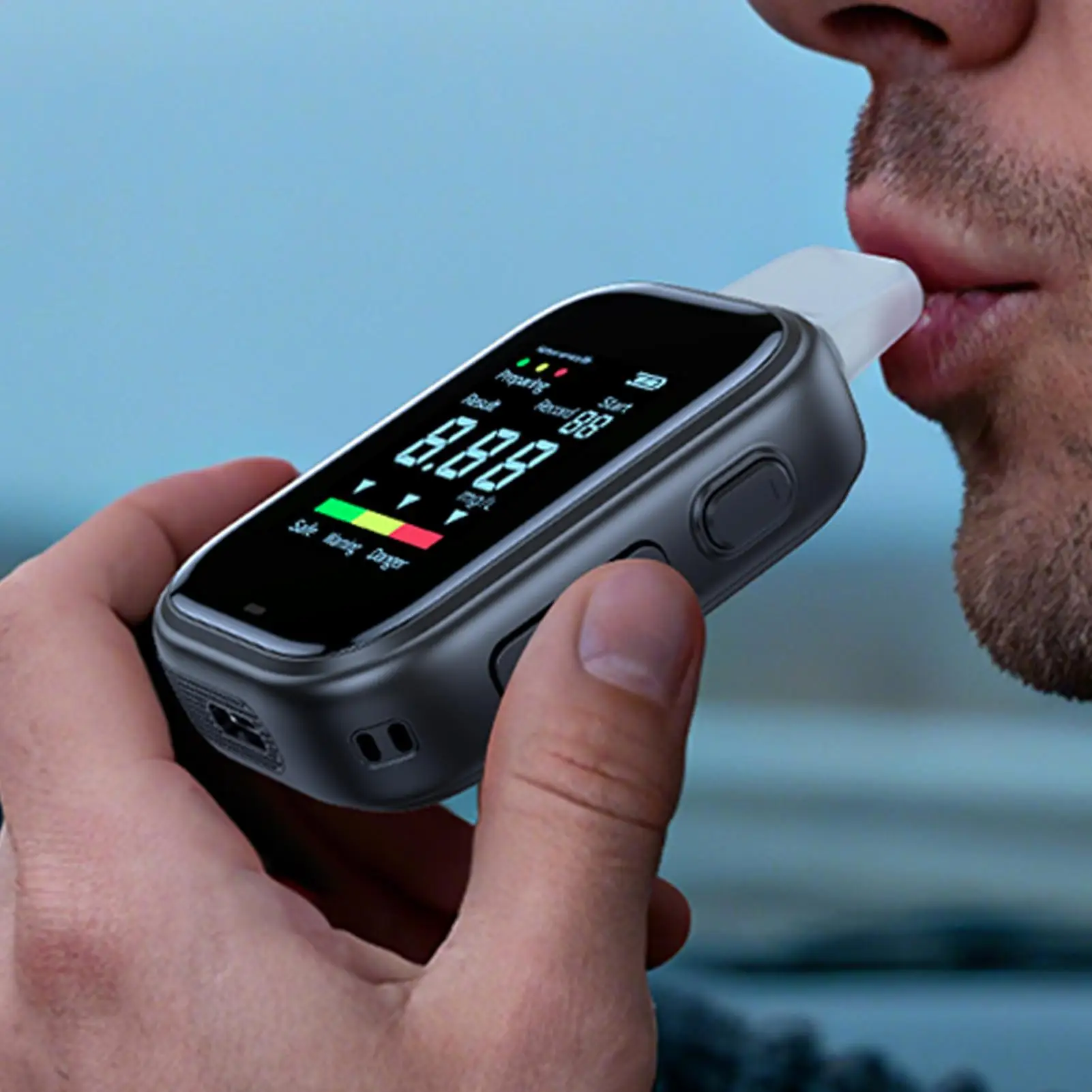 Breathalyzers For Alcohol Digital Breathalyzer Monitor Alcohol Testing Machine For Home Driving Car Outdoor Personal Travel