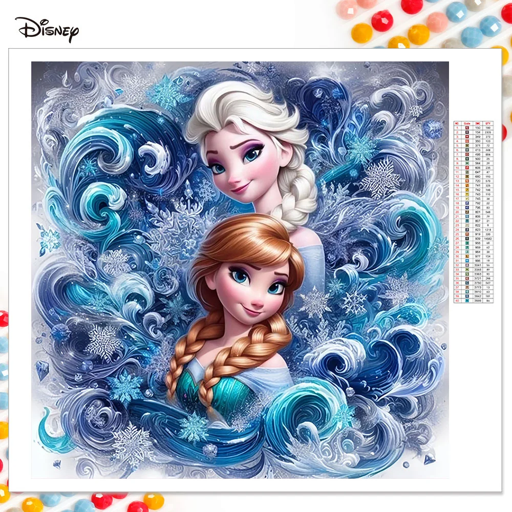 Disney 5D Diamond Mosaic Frozen Diamond Painting Portrait Elsa New Arrival Embroidery DIY Picture Rhinestones Decor For Home