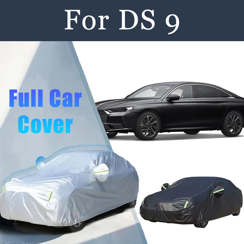 

For DS 9 Car Cover Waterproof Dustproof Car Cover UV Protective Car Cover Exterior Snow Protection Covers Car Accessories