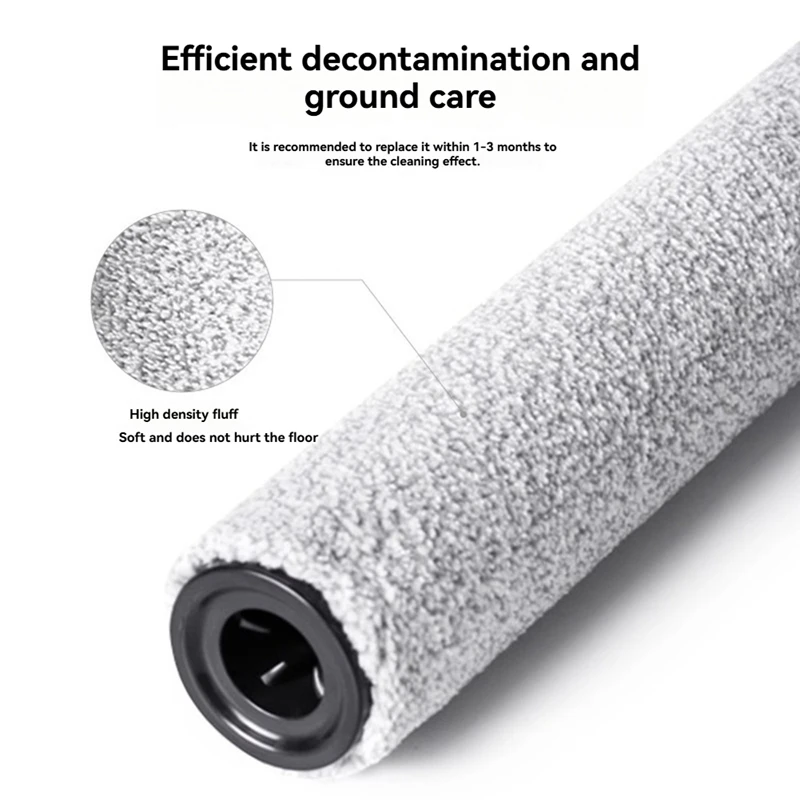 لفرشاة تنظيف الأرضيات ميديا GX5، فرشاة دوارة بديلة قابلة للغسل