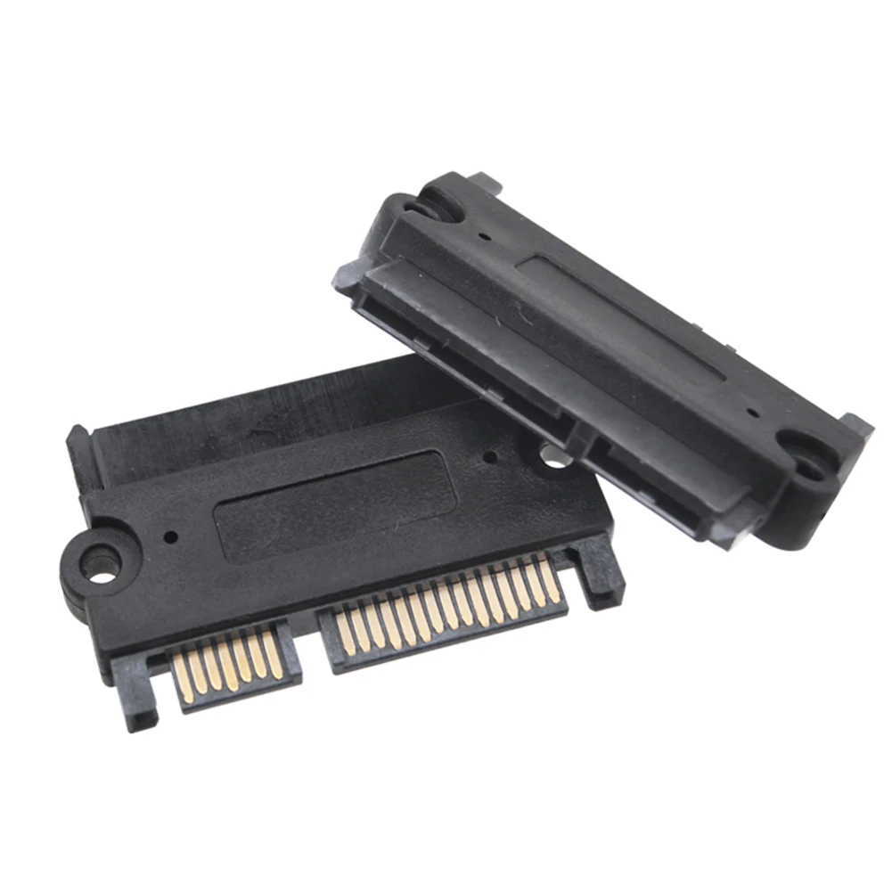 SATA Male To Female Power Data Converter 22Pin 7+15 Male To Female Straight Head Converter Head SATA To SATA Converter