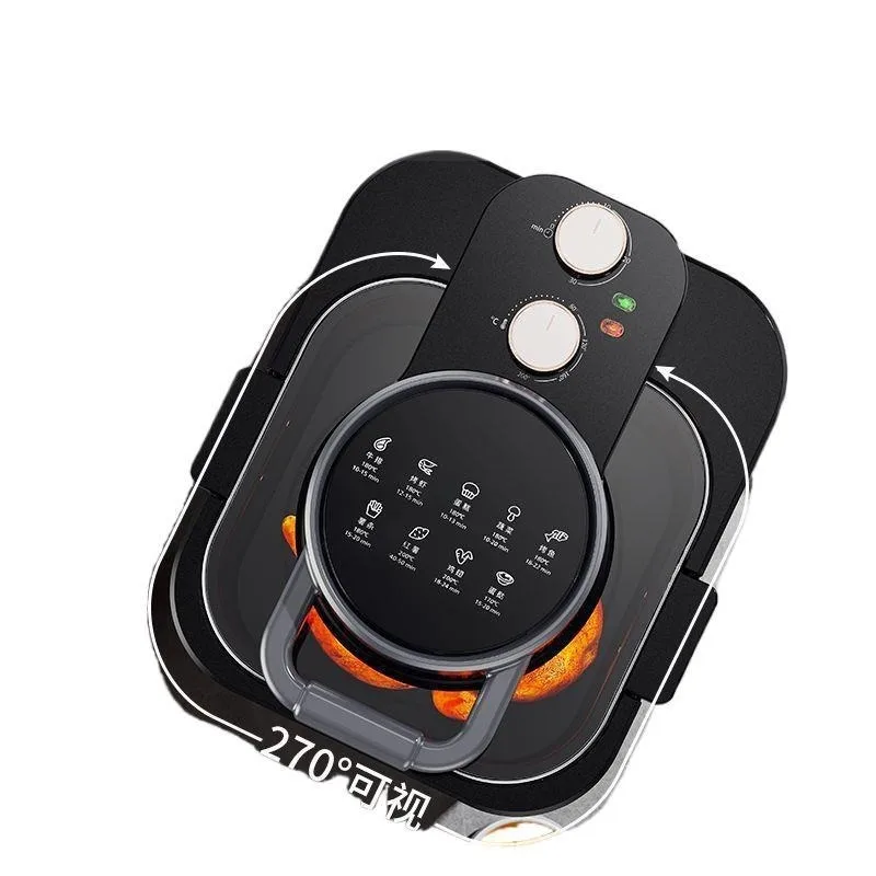 Air Fryer Multifunctional Household 8L Large Capacity New Visual, Automatic Intelligent Oil-Free Electric Fryer