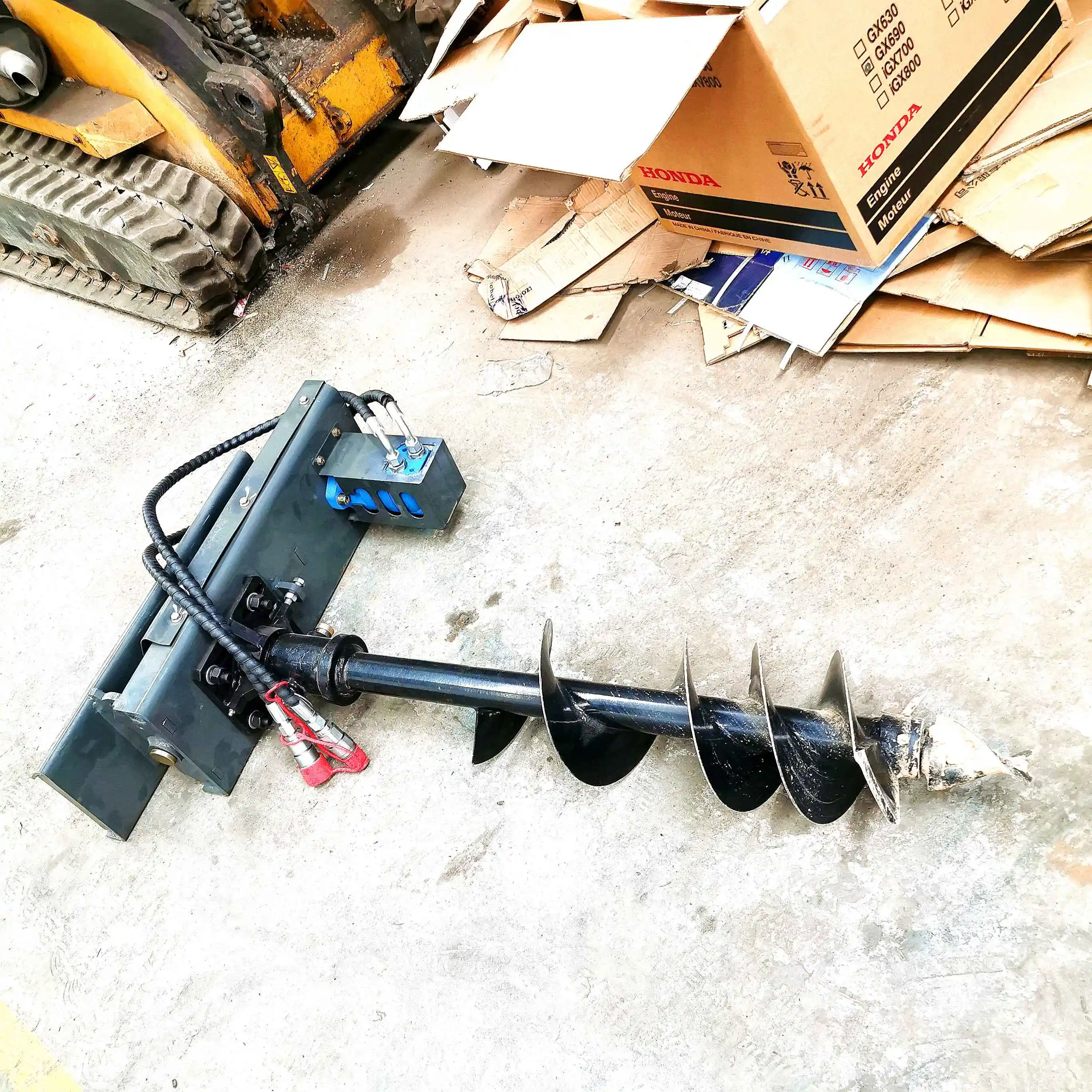 Construction Mini Skid steer Loader mini loader Attachments Breaker/Forks/Auger/Trencher