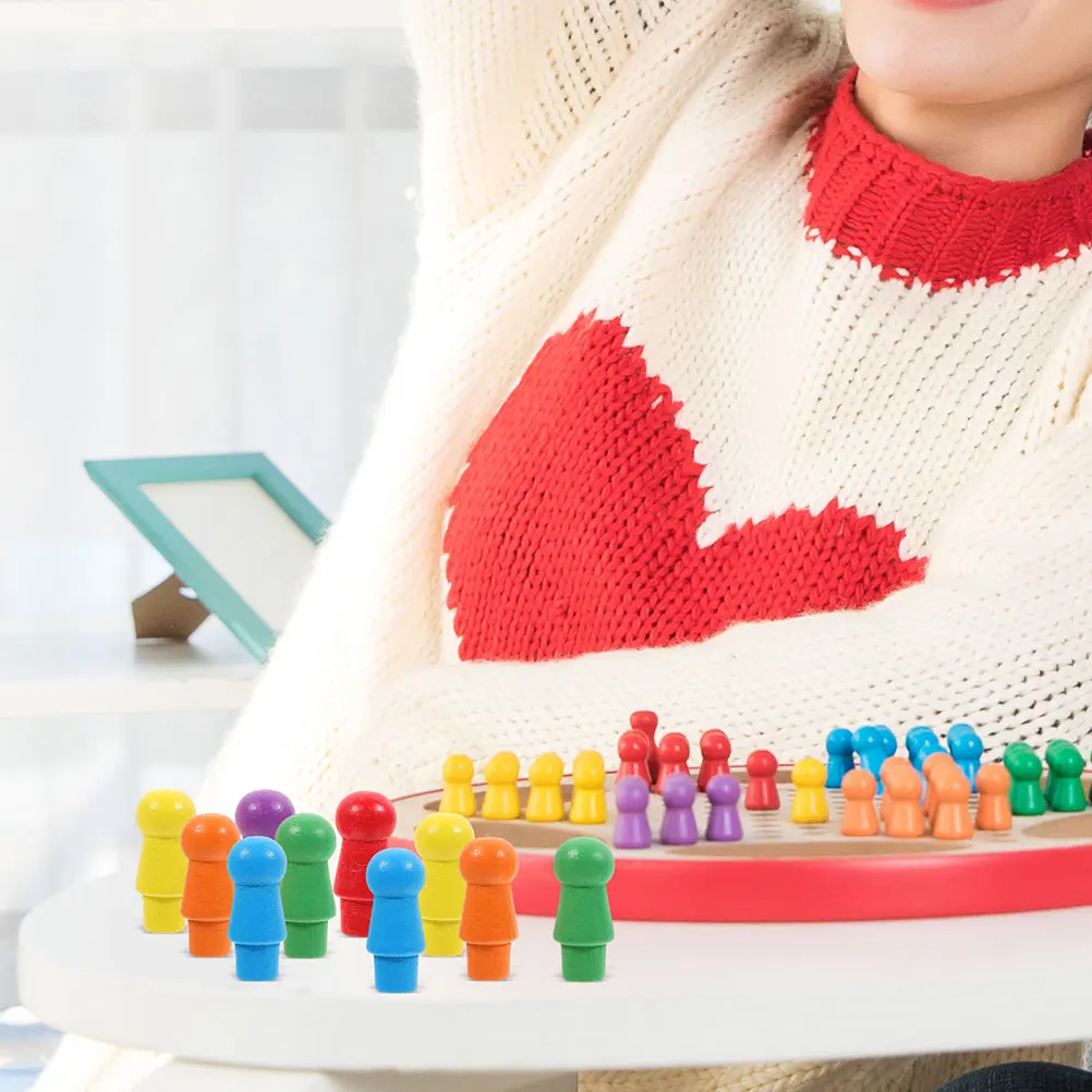 

120 шт. разноцветные деревянные игровые фигуры для настольных игр, шашки, сменные китайские шашки, колышки, детские шахматные игры