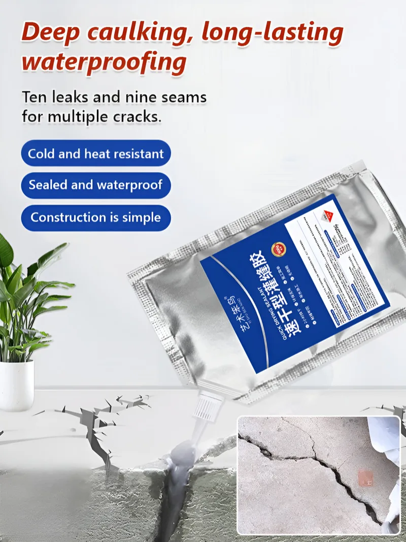 

Roof Filling Glue High-Elastic Quick-Drying Tank Filling Glue Repair Waterproof Material Wall Ground Anti-Cracking One Second