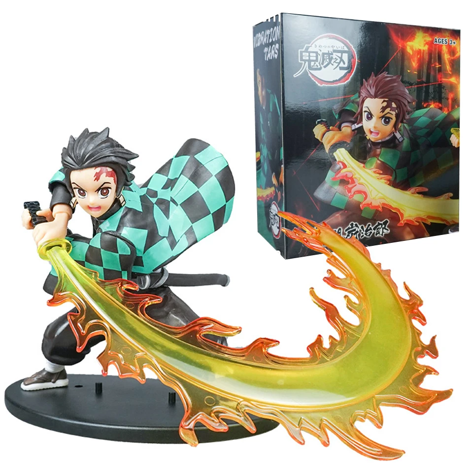 Anime Action Figure Demon Slayer Tanjirou Agatsuma Zenitsu Kyoujurou Anime PVC Model Figure gift collection Toy Kid Toy