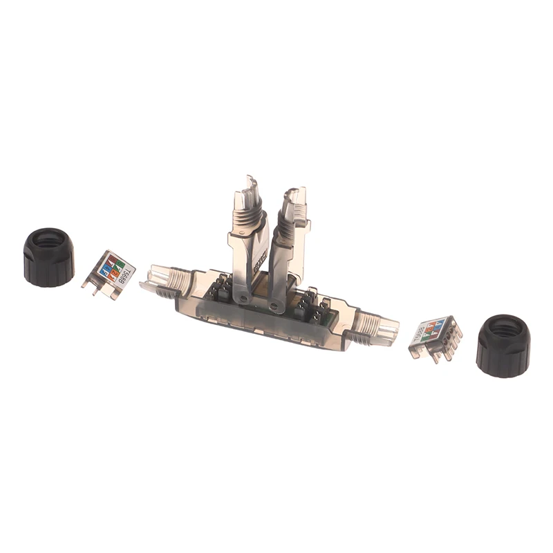 

Terminal Network Extension Cable Tool-less Extension Connector Network Extender Junction Adapter Connection Box