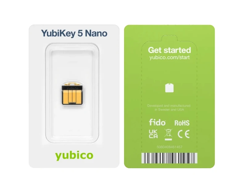2026 YubiKey 5 Nano USB Development Tools Evaluation Boards