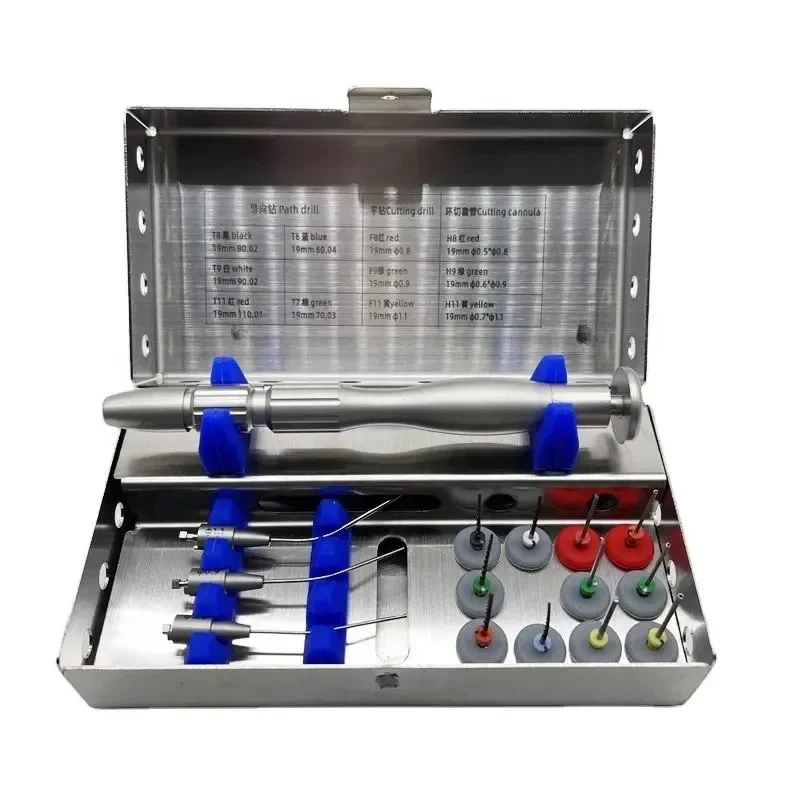 Kit de sistema de eliminación de archivos Endo de endodoncia Dental/juego de instrumentos de eliminación de archivos rotos Endo Extractor de archivos de conducto radicular para clínica