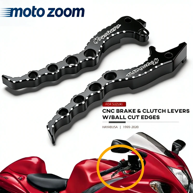 

Brake Clutch Lever For SUZUKI HAYABUSA GSX 1300 R 1999-2020 GSX1300R 2008 Handles Motorcycle Accessories 3D W Ball Cut Edges