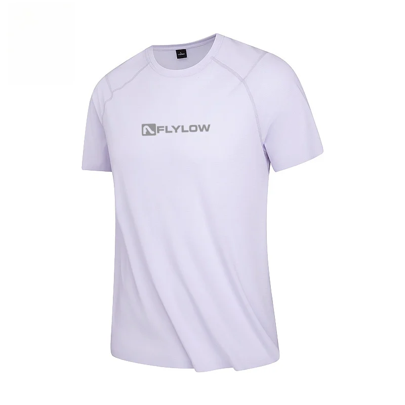 

Мужская футболка ort Sve Ice Silk Flylow Qui Dry, дышащая уличная спортивная одежда для бега, удобный круглый топ