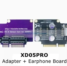 مكبر صوت لوح فك تشفير سماعات الأذن ، بطاقة محول تمديد قياسي صغير pci-e ، Xduoo XD05 Pro بدون Op Amp ، XD05Pro