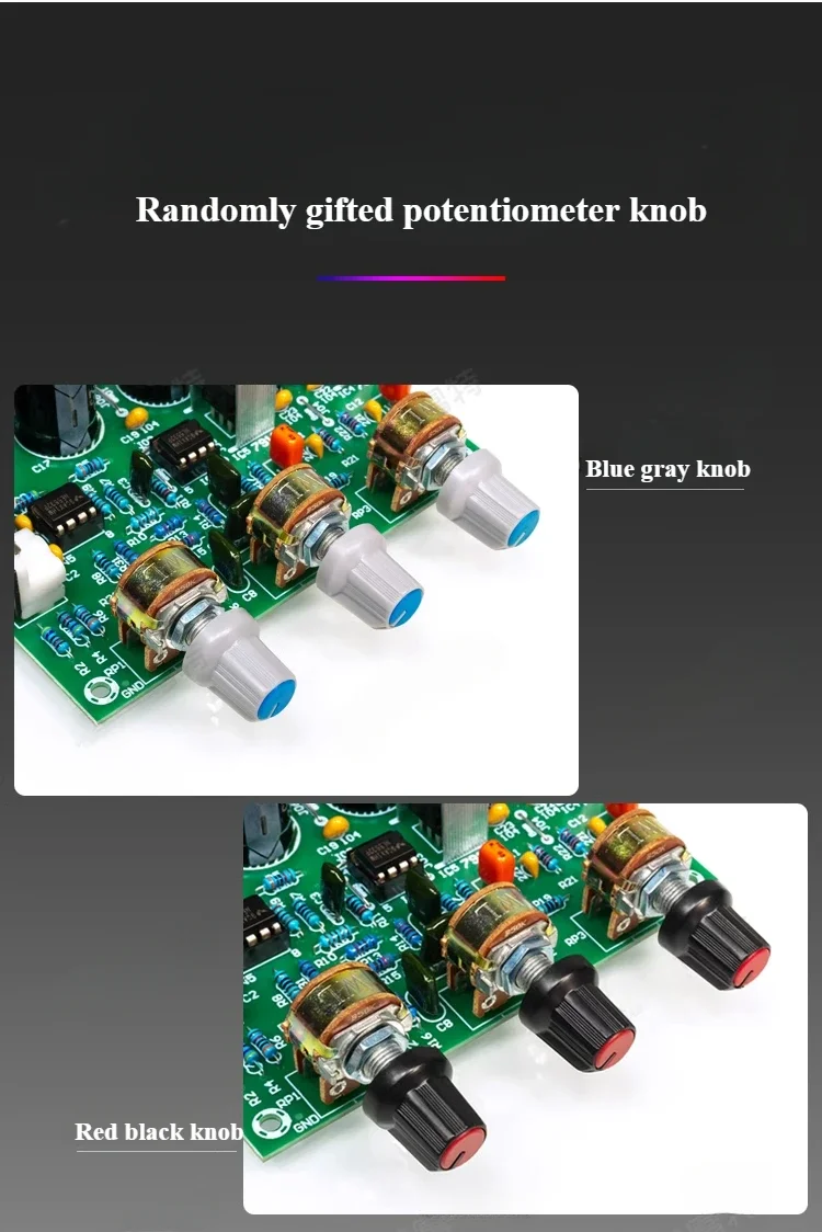 Плата усилителя TDA7265 с тональным NE5532, двухканальный комплект высококачественных стереокомпонентов