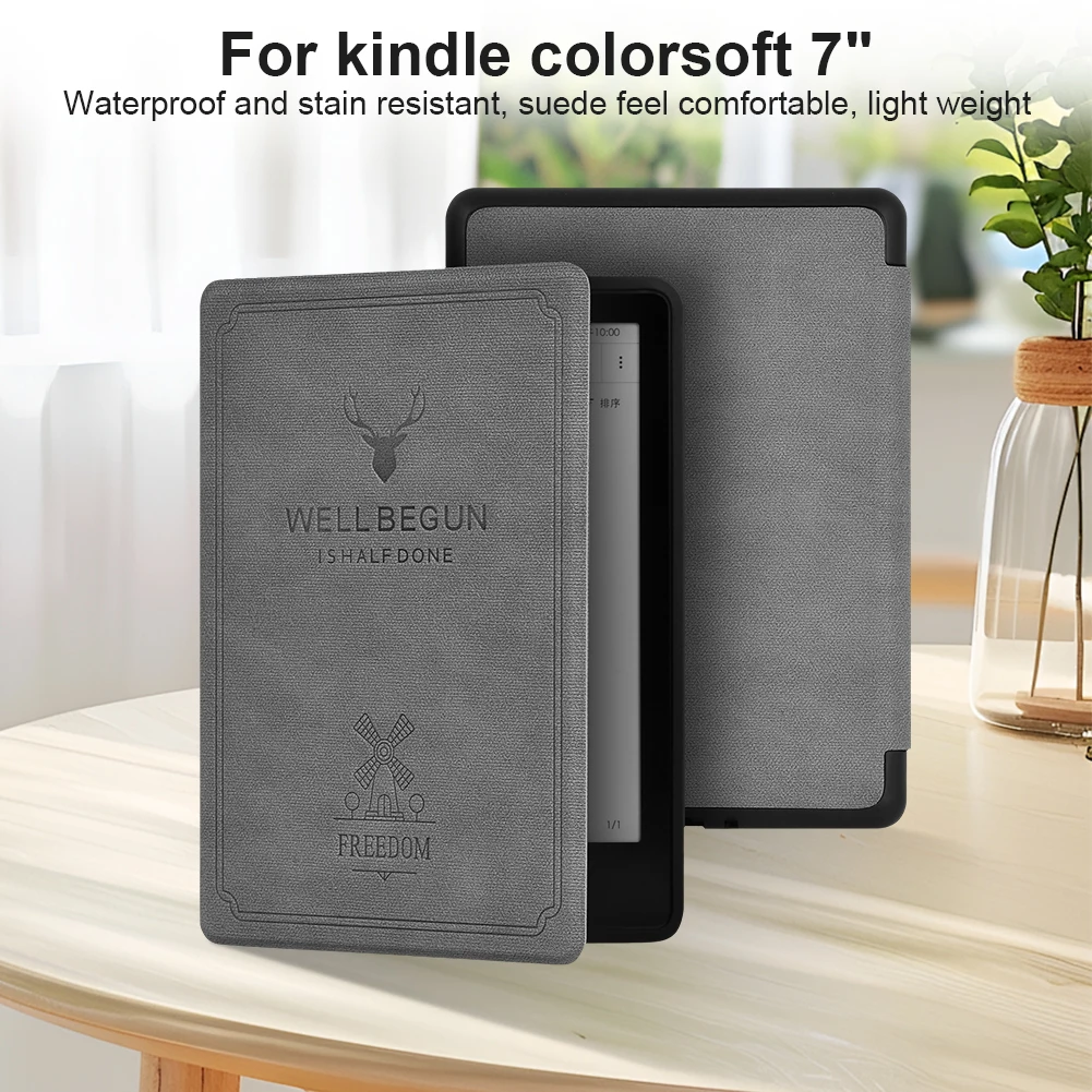 

Case Soft Protective Shell Ebook Case for Kindle Paperwhite 12th Generation for Kindle Colorsoft Signature Edition 7inch