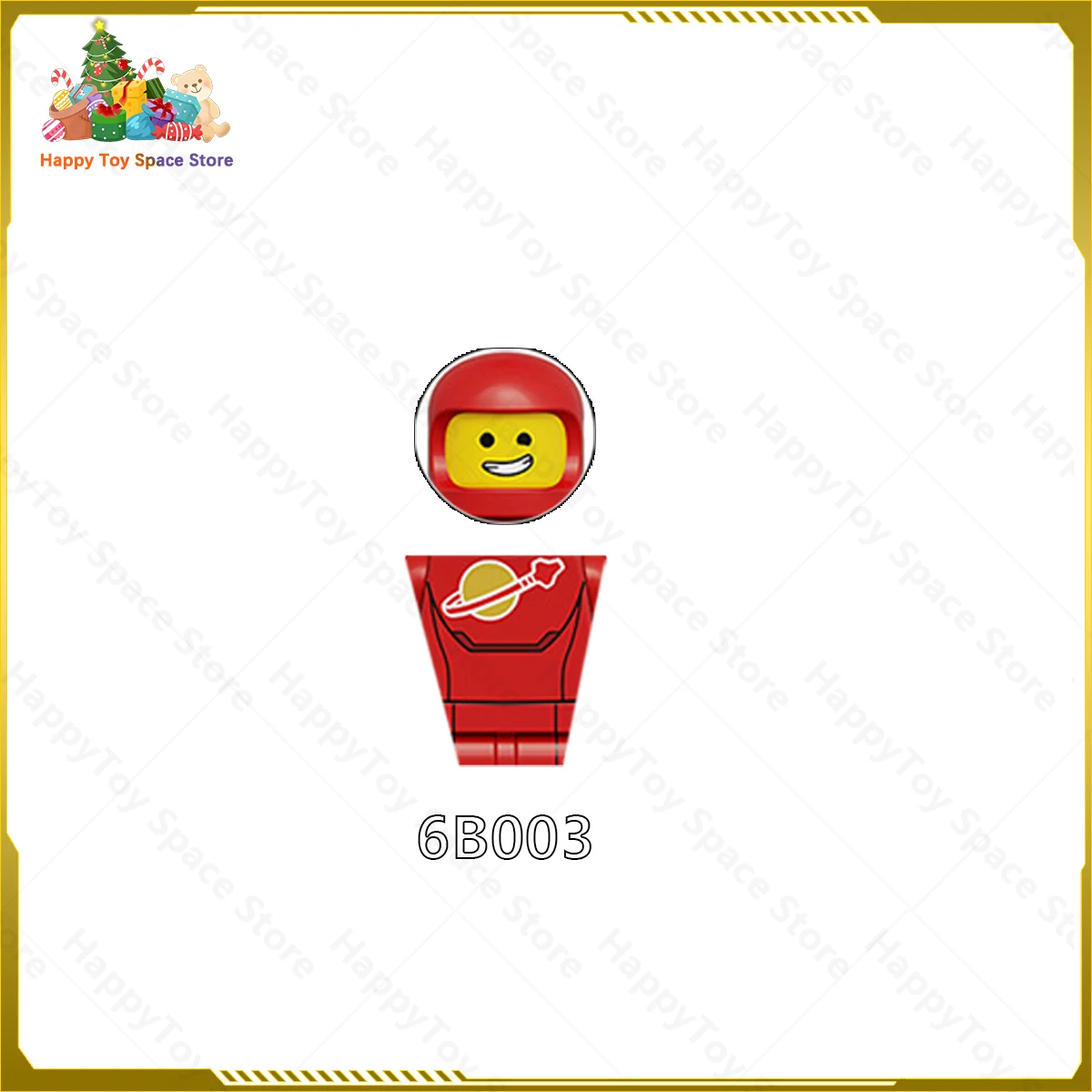 6B003-6B010, Retro Classic Space Astronaut, Assembled Block Doll Toy, Hobbyist Collection, Puzzle Toy, Small Gift in Stock