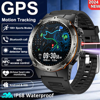 For Xiaomi IP68 Waterproof Smartwatch GPS Outdoor Sports Fitness Tracker Health Monitor BT Call NFC 365nm infrared Watches Man