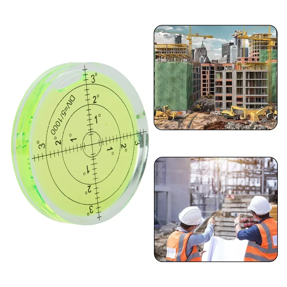 1pc PrecisionBubble Level Degree Mark Round Circular Measuring Kit Environmental Bulls Eye Horizontal Leveler