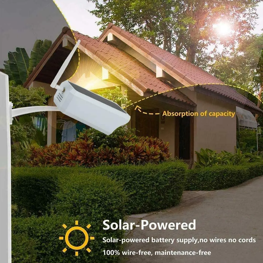 i-CAM+ 5MP WiFi Kamera Solarbetriebene 2MP Sicherheit Drahtlose Batterie Kamera Heimüberwachung IP66 Wasserdicht Outdoor PIR