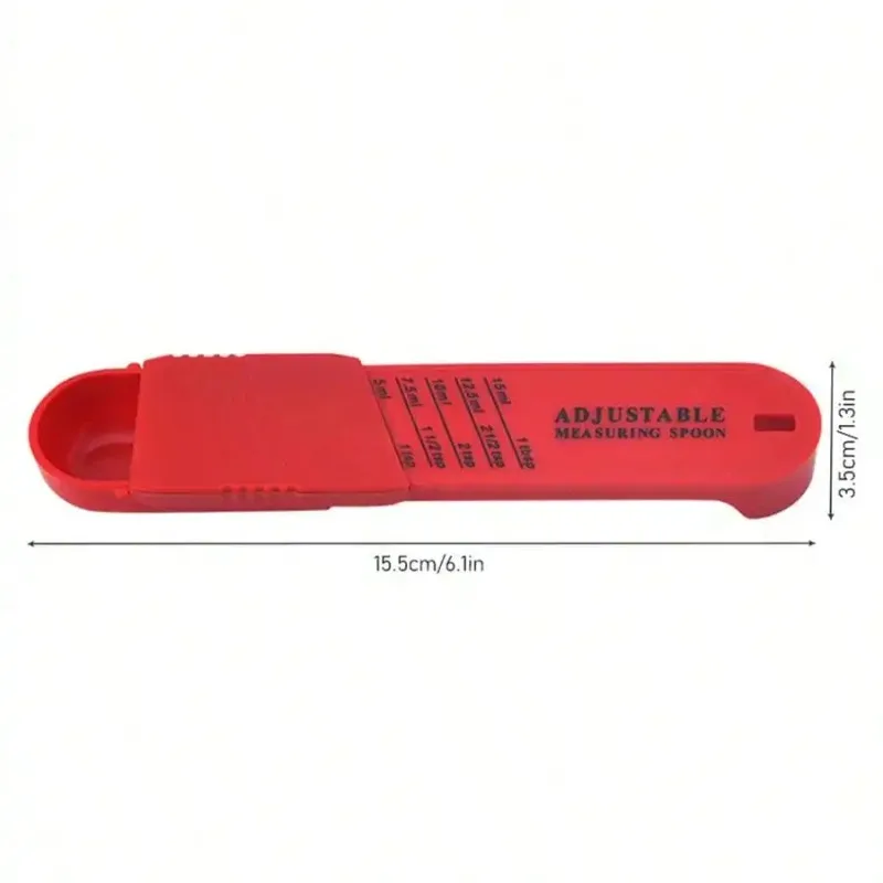 Adjustable Measuring Spoon with Graduated Scale, PP Material, Suitable for Coffee, Powdered Sugar, Seasoning, Essential Baking T
