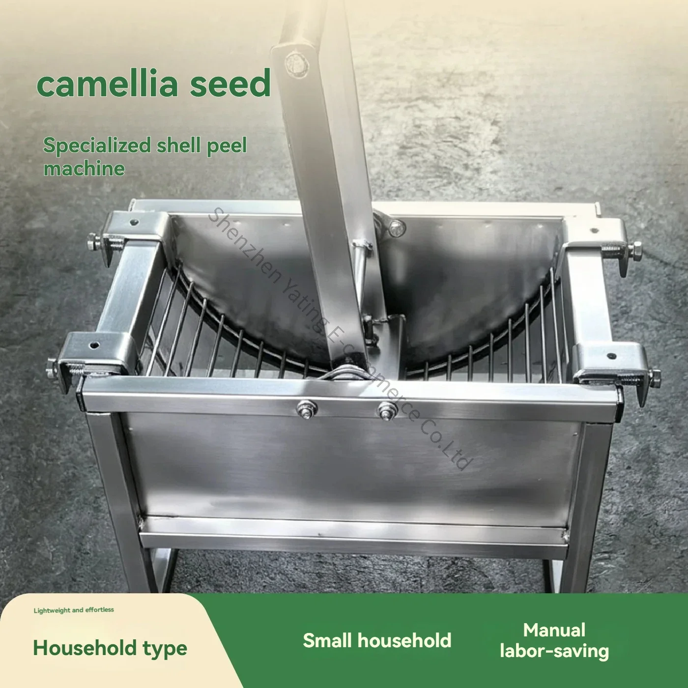 Household Camellia Seed Shelling Machine Manual Lightweight and Convenient Camellia Oleifera Artifact Efficient and Labor-saving