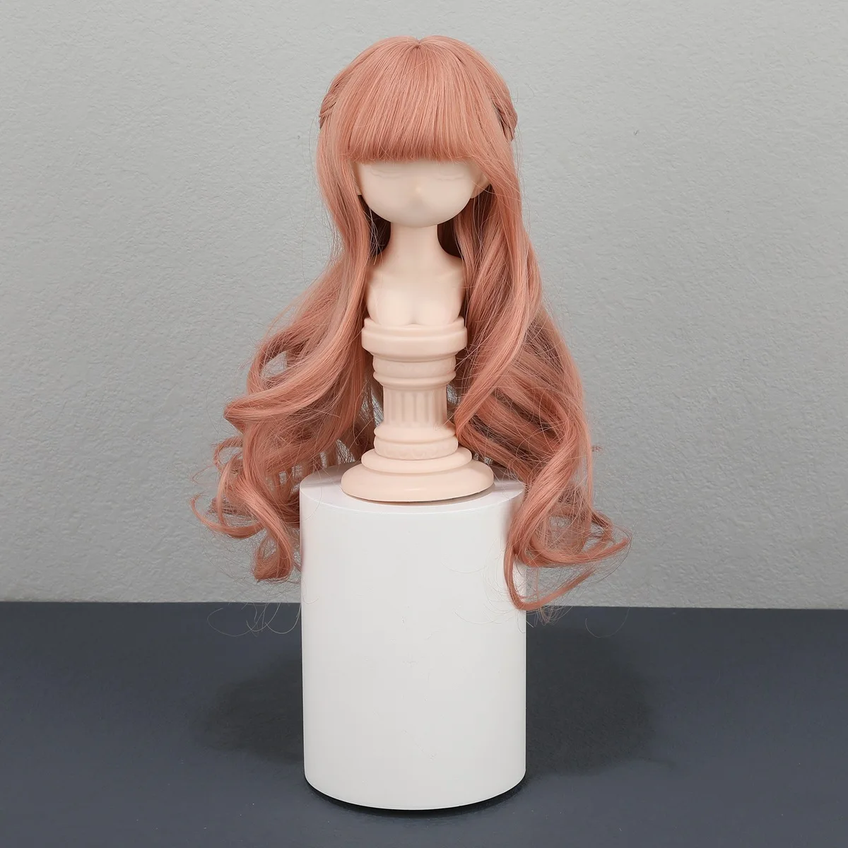 BJD Doll Long Curly Hair Soft Wig for 1/6 1/3 SD 1/4 MSD Doll Wig 7-8 Inch 8-9 Inch 6-7 Inch Girl Doll Wig Doll Accessories image 5