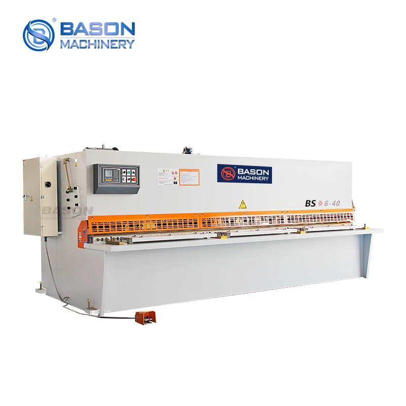 Building Construction of Duct 6*3200 CNC Hydraulic Shearing Machine Swing Beam Metal Sheet Cutting Guillotine