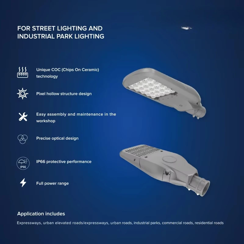 Intelligent control waterproof road lighting road street lamp