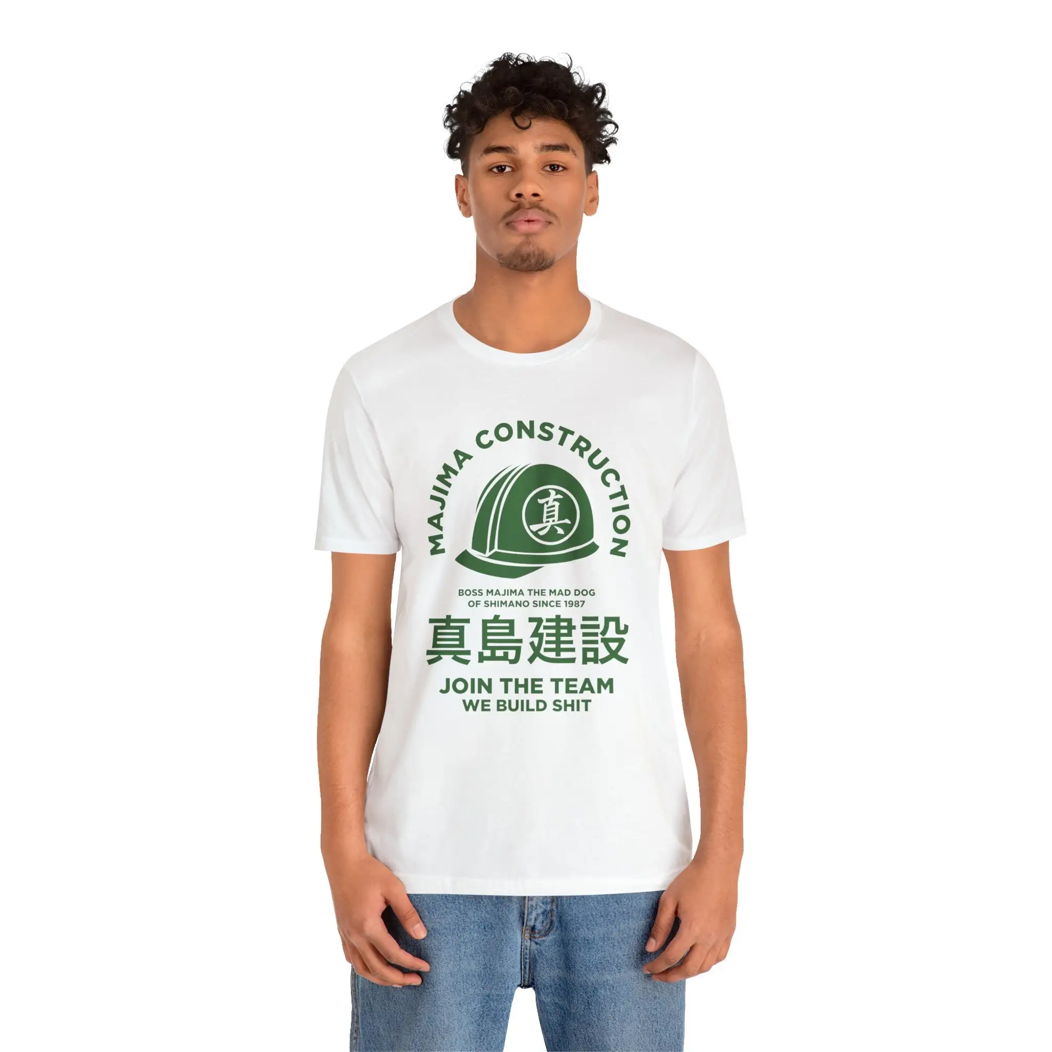 Majima Construction , Yakuza T-shirt, Majima Construction Unisex Jersey Short Sleeve Tee