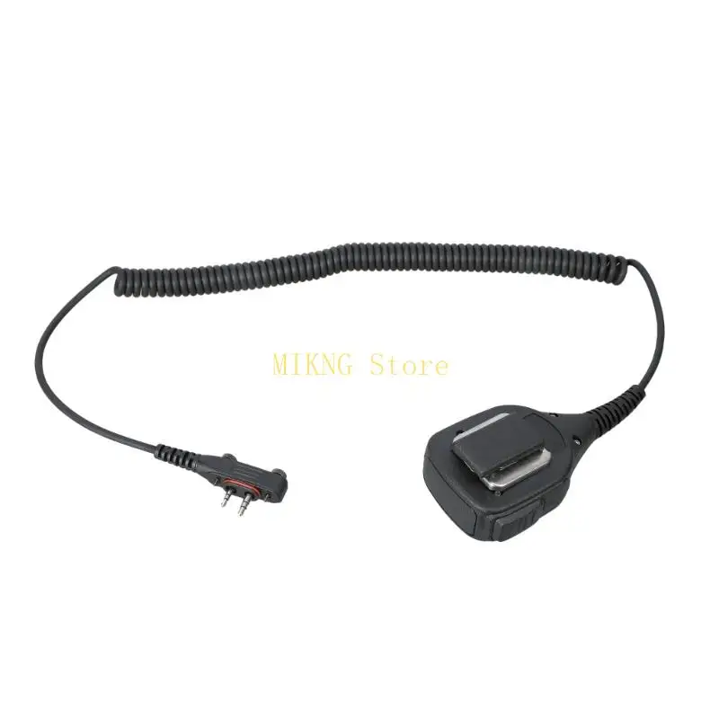 IC-F1000 IC-F2000 양방향 무전기용 교체용 핸드헬드 스피커 마이크, 백 클립 및 3.5mm 포트 포함, 베스트 세일