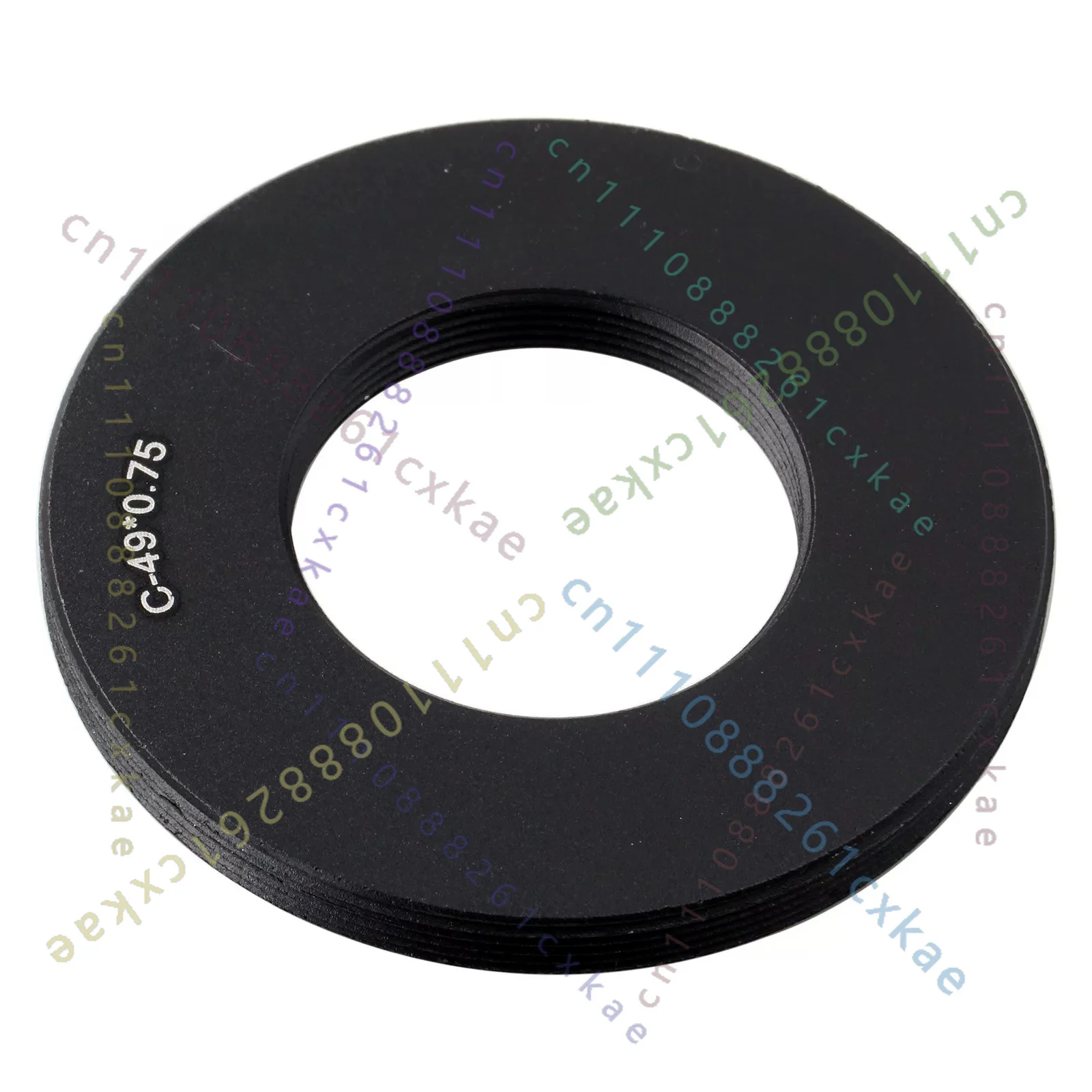 1PCS C-M49 Full Thread Adapter Ring, C Mount 25.4mm Internal Thread To 49mm×0.75 External Thread Lens Converter Accessory