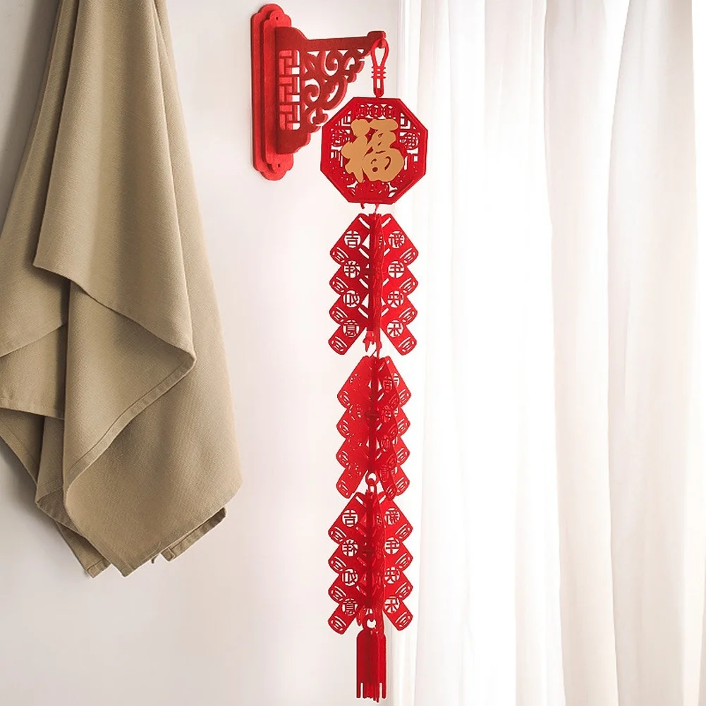 2025 Spring Festival Horse Year Non-Woven Firecracker Decorations For Chinese New Year Party And Home Hanging Decorations