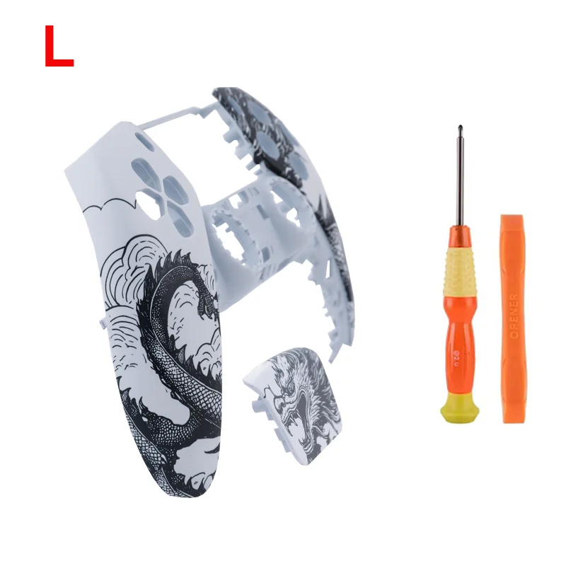 New Replacement Front Shell Faceplate For PS5 DualSense Controller Housing BDM-010/020/030/040/05 DIY Mod Shell with Tools view 3
