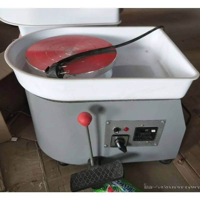 Foot‑Pedal Pottery Wheel, DIY Ceramic Clay Making Machine