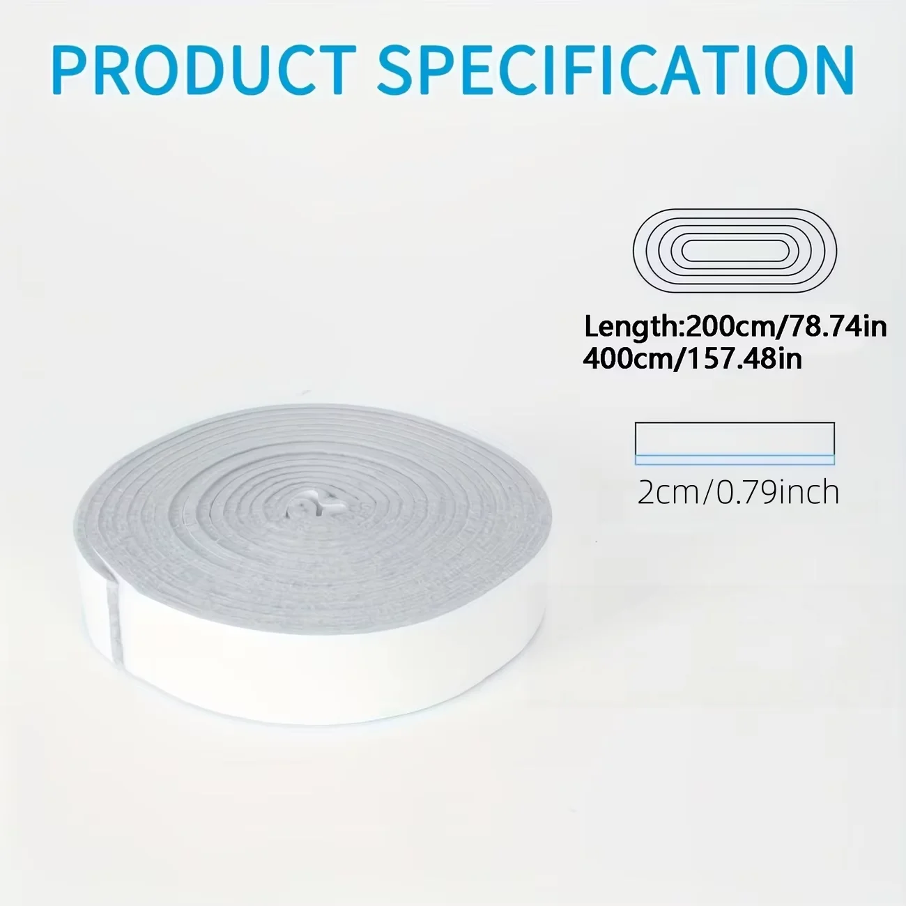 1PC 2/4m Window Condensation Absorbent Strips, Window Windproof Strips, And Glass Absorbent Tape; Reusable