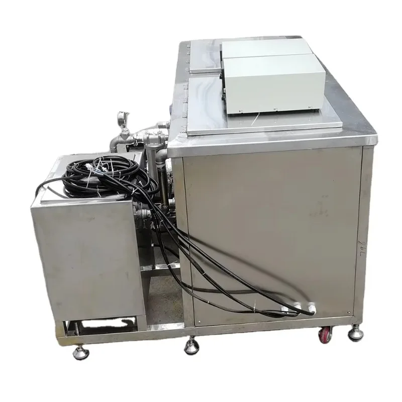 2 Tanks 175L Industrial Ultrasonic Cleaner for Auto Parts DPF Engine Block Carbon Cleaning Machine with Oil Filter 8L-5000L