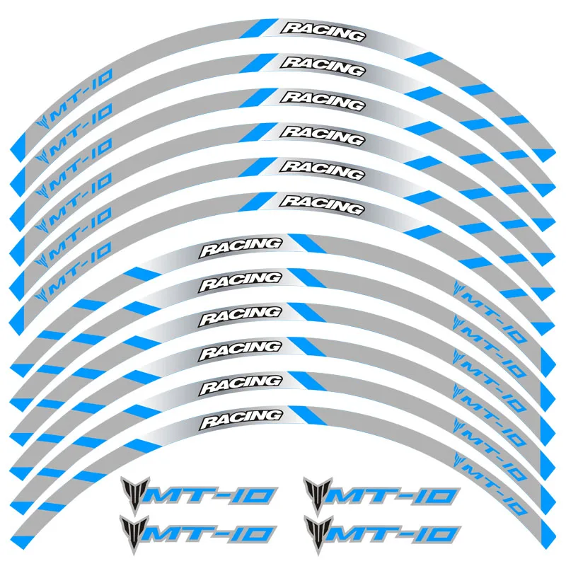 

Accesorios de decoración de motocicleta, calcomanías reflectantes para YAMAHA MT-10 mt10 MT 10