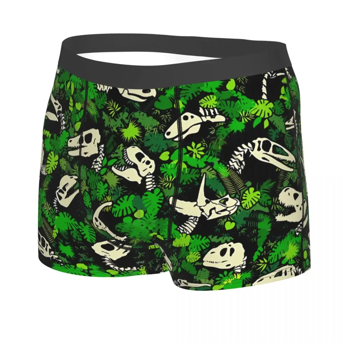 Paleontology Dino Jungle Man's Boxer Briefs Underwear Dinosaurs Highly Breathable High Quality Sexy Shorts Gift Idea