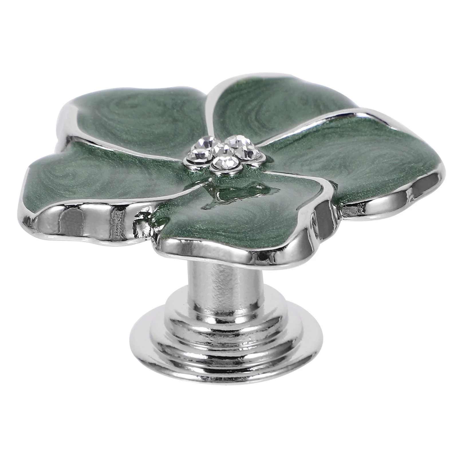 

Five Petal Flower Handle Plants Zinc Alloy Knob Furniture Door Metal Drawer Cabinet Pull Wardrobe Office