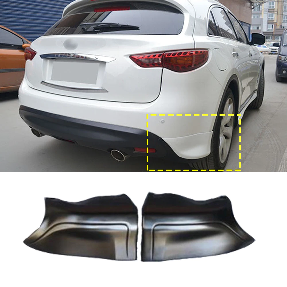 PP Black Primer Auto Car Full Bumper Body Kit for Infiniti FX35 2009 - 2014 Front Bumper Rear Bumper Side Skirts Spoiler