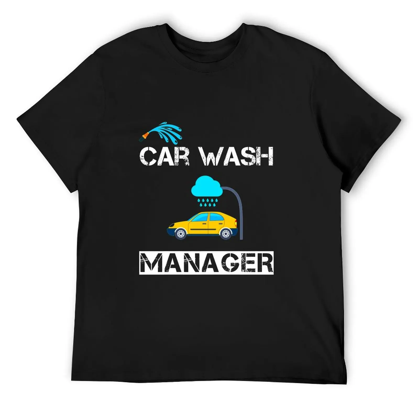 

car wash manager,gift For Car Wash, car wash general manager T-Shirt boys animal print anime shirt mens t shirt