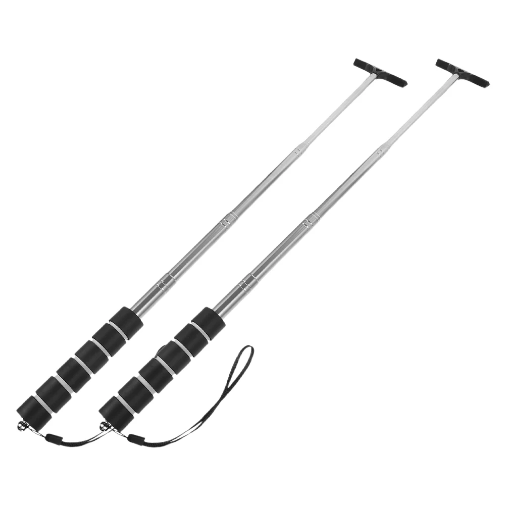 

2pcs Car Window Squeegee Side Mirror Cleaner Retractable Telescopic Design Reusable Windshield Scraper Adjustable Length For