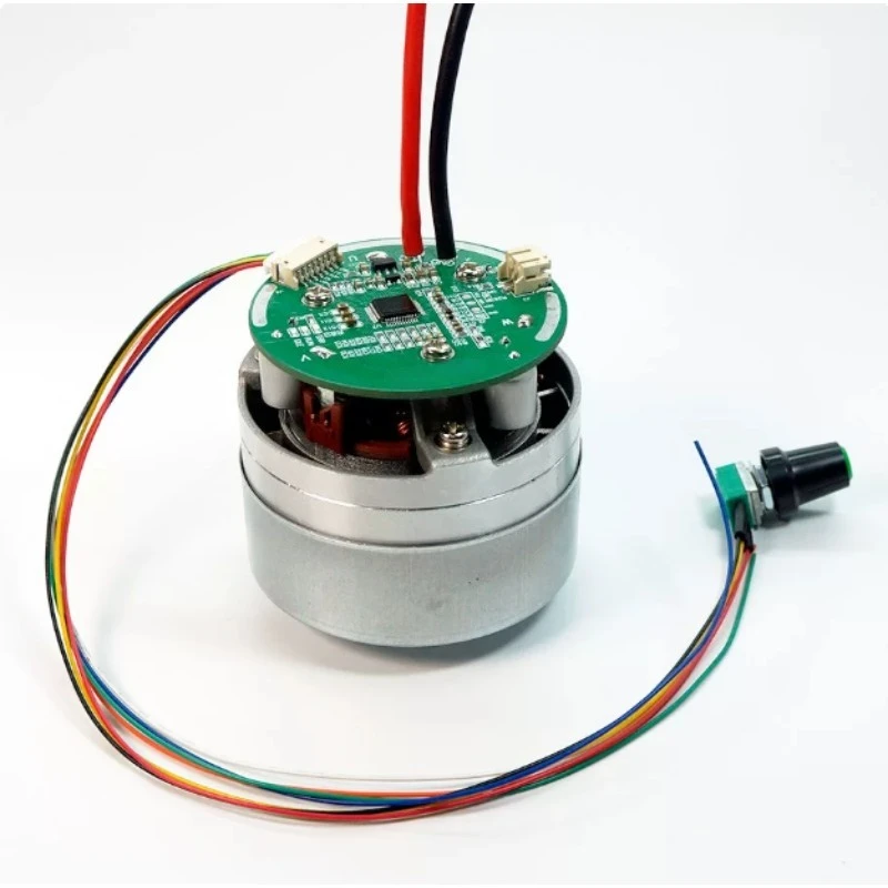 24V 350W DC Brushless Blower , Suction for Vacuum, Stepless Speed Control with Brake