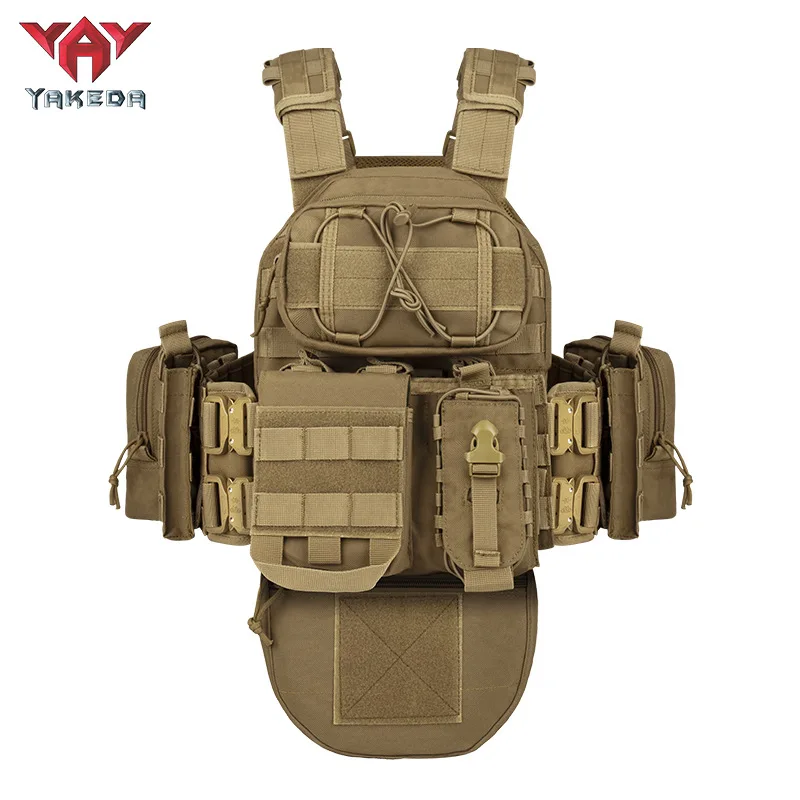 

YAKEDA Tactical Chest Pendant Belly Pocket Laser YAKEDA Outdoor Gear MOLLE Mounted Multifunctional Training Chest Pendant