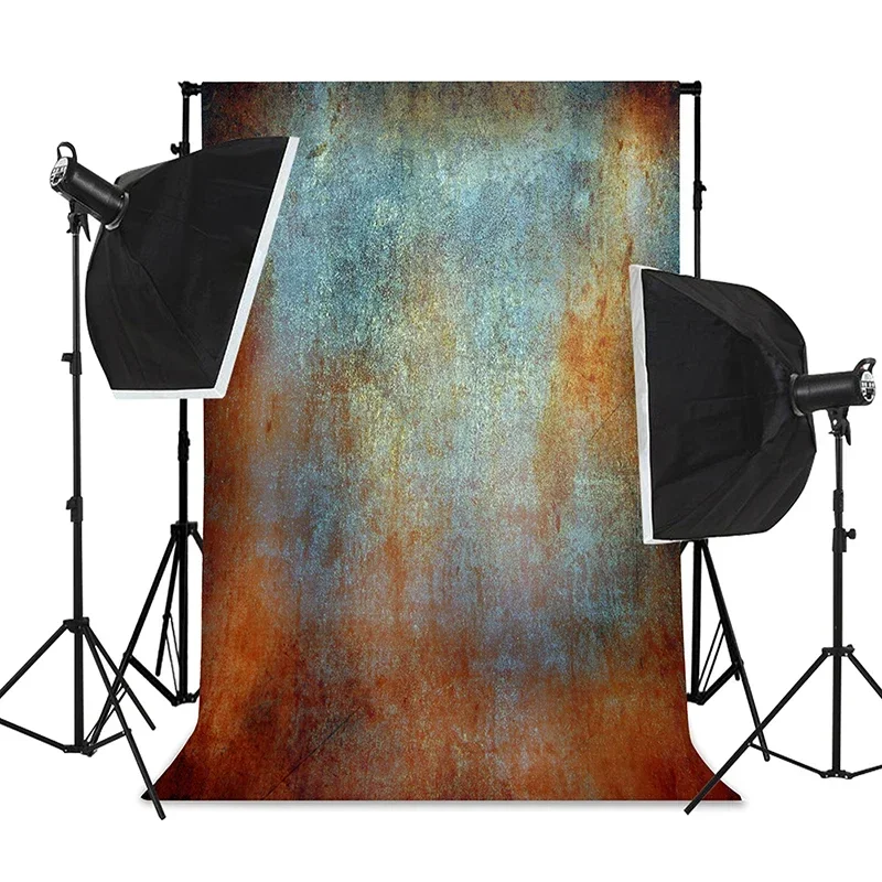 Vinyl Non-Woven Fabric 120x80cm/100x70cm Vintage Tie Dye Photography Backdrops Mixed Background Photo Props for Photo Studio