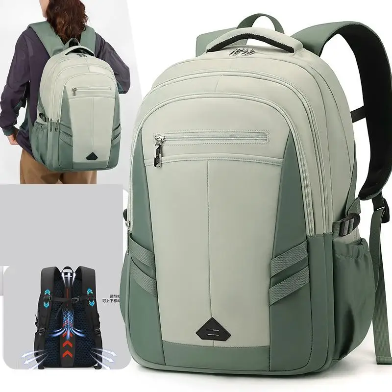 

Business Casual Backpack Men's Lightweight Large Capacity Student School Backpack New Commuter Storage Bag Simple Travel Bag
