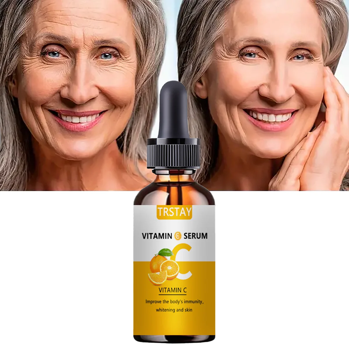 

Vitamin C Retinol Firming Serum, Firming Lifting Essence, Softens Skin, Improves Elasticity, Smoothes Wrinkles, Skin Care Face S