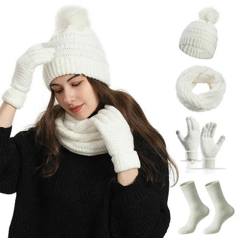 ensemble-d’hiver-pour-femme-comprenant-4-pieces-bonnet-echarpe-gants-et-chaussettes-bonnet-tricote-avec-pompon-en-fausse-fourrure-cache-cou-ensemble-pour-proteger-les-oreilles-du-froid-bonnet-chaud-et-couvre-chef-coupe-vent