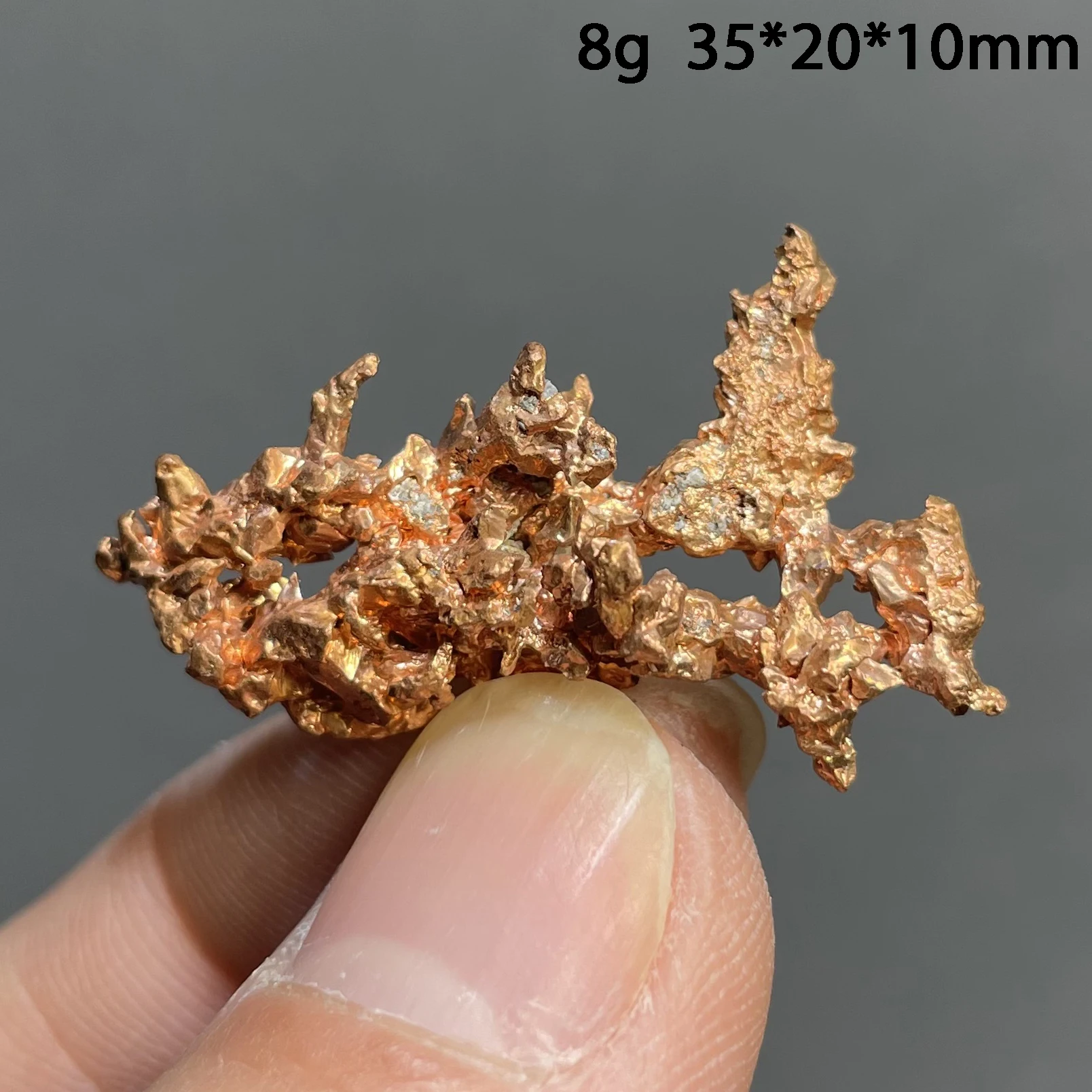 Natural Native Copper Cluster Mineral Specimen Quartz Rock Decoration Gift Healing